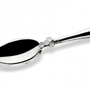 Risotto spoon with coins