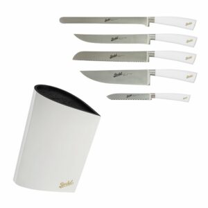 CEPPO BAG +ELEGANCE SET 5 COLTELLI CHEF BIANCO
